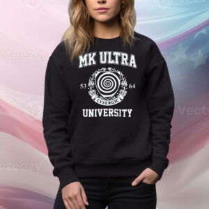 MK Ultra University Crewneck. Tee Shirt