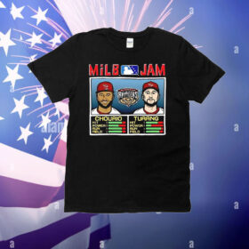 MiLB Jam Chourio and Turang Wisconsin Timber Rattlers T-Shirt