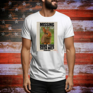 Missing Have You Seen Me Bunnygate Tee Shirt