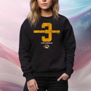 Missouri Basketball Sophie Cunningham Name Number Stripe Tee Shirt