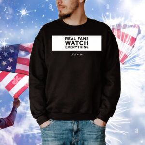 NESN Real Fans Watch Everything Rectangle T-Shirt