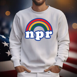 NPR Rainbow Logo Heavyweight T-Shirt