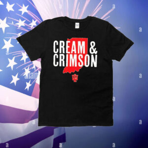 Official Indiana Hoosiers Hometown Cream and Crimson NCAA 2025 T-Shirt
