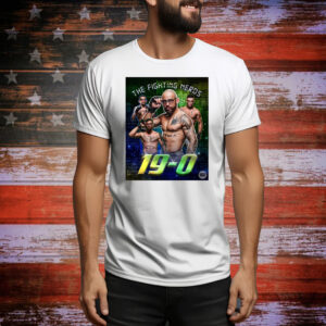 Official Jean Silva The Fighting Nerds Undefeated Streak In The UFC With His Win At UFC 314 19 – 0 Poster Tee Shirt
