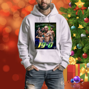 Official Jean Silva The Fighting Nerds Undefeated Streak In The UFC With His Win At UFC 314 19 – 0 Poster Tee Shirt