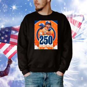 Official Jose Altuve Houston Astros MLB 250th Career Home Run And 250 Stolen Bases Number 27 Poster T-Shirt
