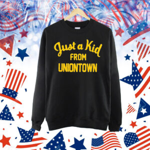 Official Just A Kid From Uniontown West Virginia Mountaineers football Shirt