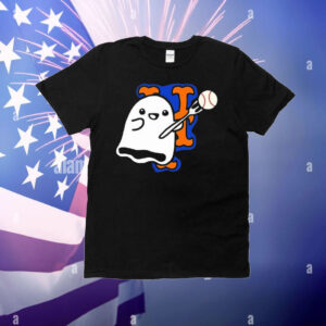 Official Lets Go New York Mets MLB Baby Ghost Halloween 2024 T-Shirt