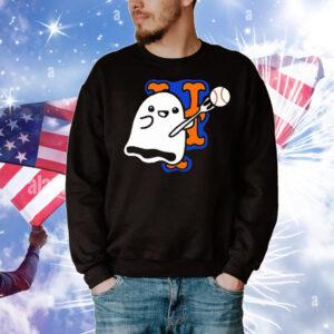 Official Lets Go New York Mets MLB Baby Ghost Halloween 2024 T-Shirt