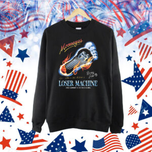 Official Loser Machine X Mooneyes Go Where The Action Is Racing Team Graphic Shirt