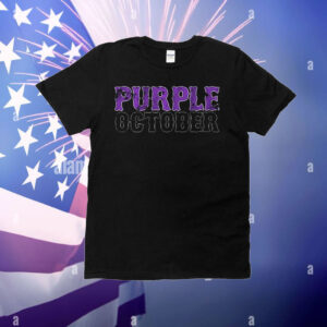 Official New York Mets Baseball Purple October T-Shirt