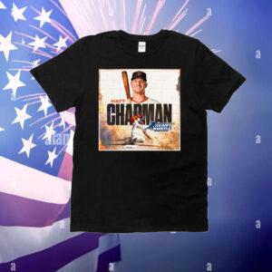 Official San Francisco Giants Matt Chapman 2025 MLB Heart and Hustle Award winner Poster T-Shirt