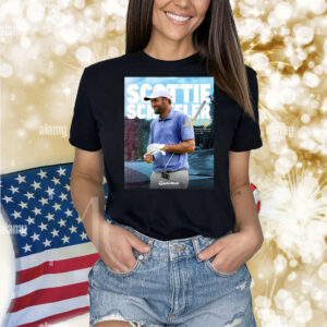 Official Scottie Scheffler 2025 BMW Championship Caves Valley Golf Club in Owings Mills, Maryland Signature Poster Shirt