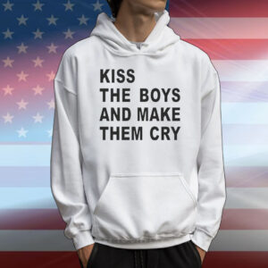 Official Sydney Sweeney Wearing Kiss The Boys And Make Them Cry T-Shirt