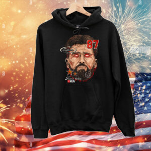 Official Travis Kelce Fat Head Kansas City Chiefs NFL Planet Euphoria Artwork T-Shirt
