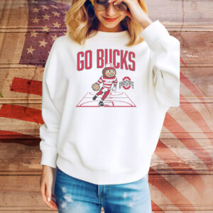 Ohio State Basketball Mascot Court Tee Shirt