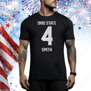 Ohio State Football Jeremiah Smith 4 Tee Shirt