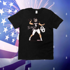 Oklahoma Football Baker Mayfield Superstar Pose T-Shirt