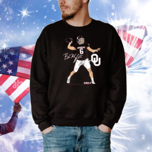 Oklahoma Football Baker Mayfield Superstar Pose T-Shirt