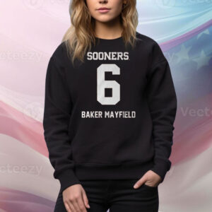 Oklahoma Footballa Baker Mayfield 6 Tee Shirt
