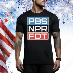 PBS NPR FDT Anti Trump Graphic Tee Shirt