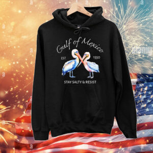 Pelican gulf of Mexico stay salty and resist est 1550 T-Shirt