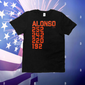 Pete Alonso New York Home Run List T-Shirt