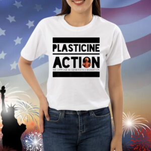 Plasticine Action We Oppose Ai Generated Animation Shirt