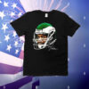 Randall Cunningham Philadelphia Eagles watercolor art big head T-Shirt