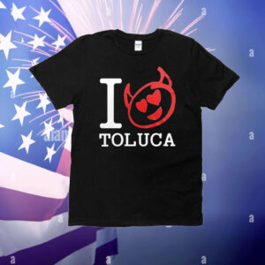 Red Devils I Love Deportivo Toluca F.C. T-Shirt