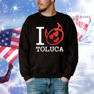Red Devils I Love Deportivo Toluca F.C. T-Shirt
