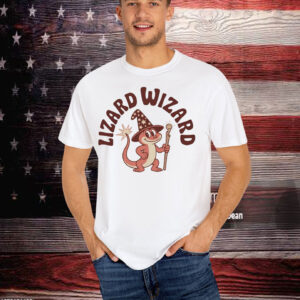 Retro Fantasy Lizard Wizard T-Shirt