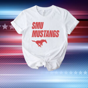 SMU Mustangs Logo & Wordmark T-Shirt