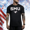 SMU Mustangs Red Wordmark Tee Shirt