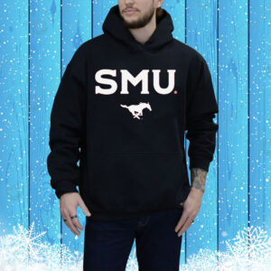 SMU Mustangs Red Wordmark Tee Shirt