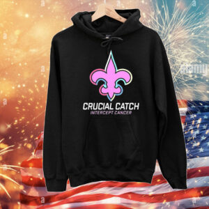Saints Crucial Catch Intercept Cancer T-Shirt