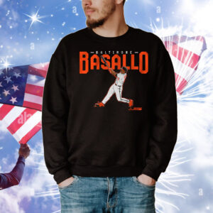 Samuel Basallo Slugger Swing T-Shirt