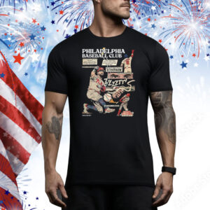 Schwarbomb Comic Philadelphia Baseball Club Tee Shirt