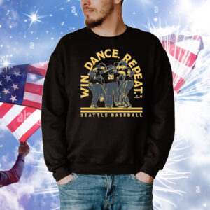 Seattle Baseball Win. Dance. Repeat. 2025 T-Shirt