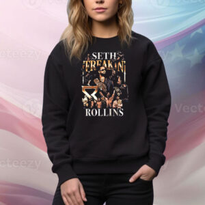 Seth Rollins Freakin’ Montage Boxy Tee Shirt