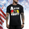 Shaq wearing a is for Angry Bird Tee Shirt