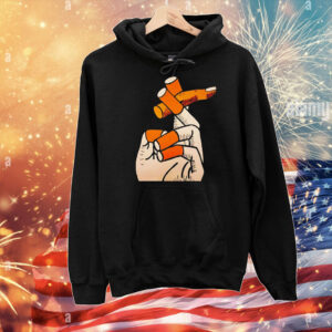 Smoking cigarette fingers T-Shirt