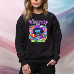Stitch Fan Minnesota Vikings NFL Tee Shirt