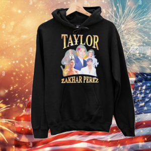 Taylor Zakhar Perez Red White and Royal Blue T-Shirt