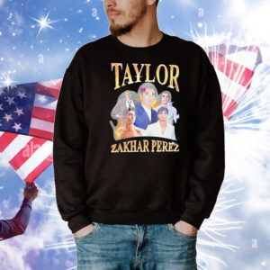 Taylor Zakhar Perez Red White and Royal Blue T-Shirt