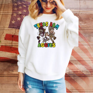 Texas A&M Aggies Character Trio Super Mario Tee Shirt