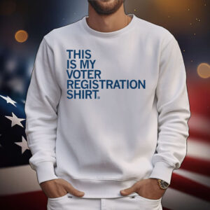 This Is My Voter Registration T-Shirt