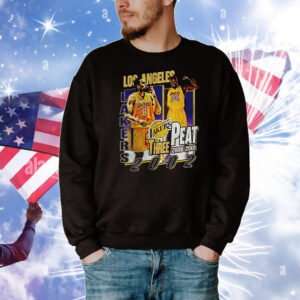 Three peat in LA championship Kobe Bryant Los Angeles Lakers T-Shirt
