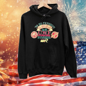 U W F international 96 Hi-Tension 5th anniversary since 1991 T-Shirt