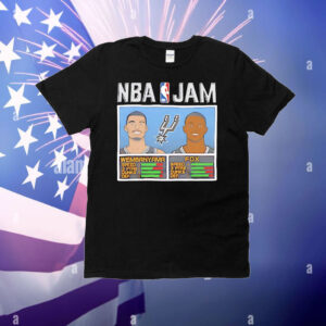 Victor Wembanyama and De’Aaron Fox San Antonio Spurs NBA Jam T-Shirt